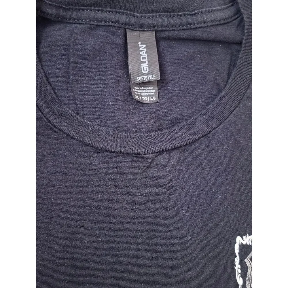 Gildan Softstyle Mens XL T Shirt Short Sleeve Dark Heather Grey Crewneck Tee